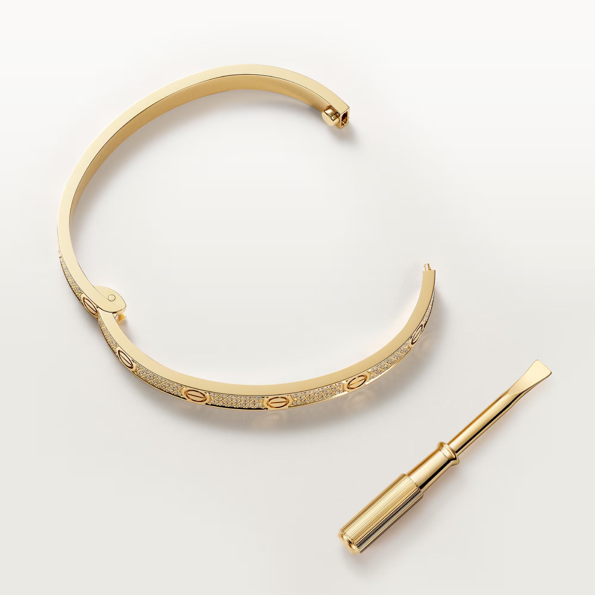 [Camiery] CT LOVE BRACELET FULL DIAMOND 4.8MM GOLD