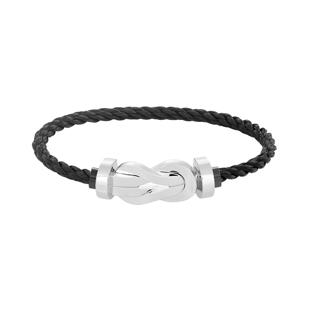 [Camiery]CHANCE LARGE 8 FIGURE BUCKLE NO DIAMOND BRACELET SILVER