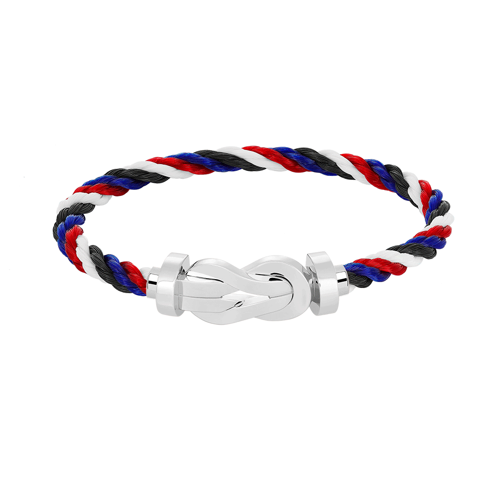 [Camiery]CHANCE LARGE 8 FIGURE BUCKLE NO DIAMOND BRACELET SILVER