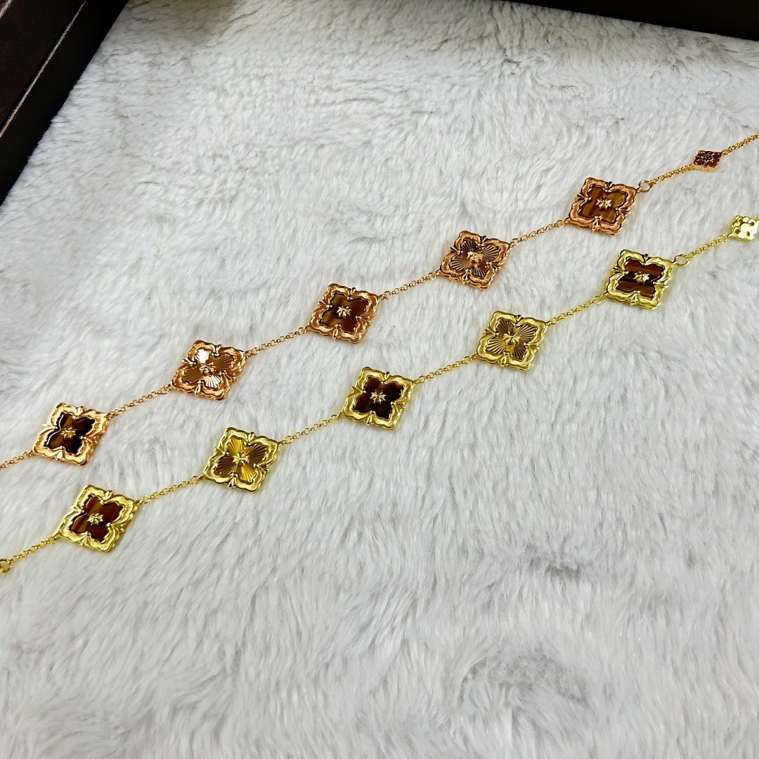 [Camiery] OPERA 5 MOTIFS TULLE ENAMEL BRACELET