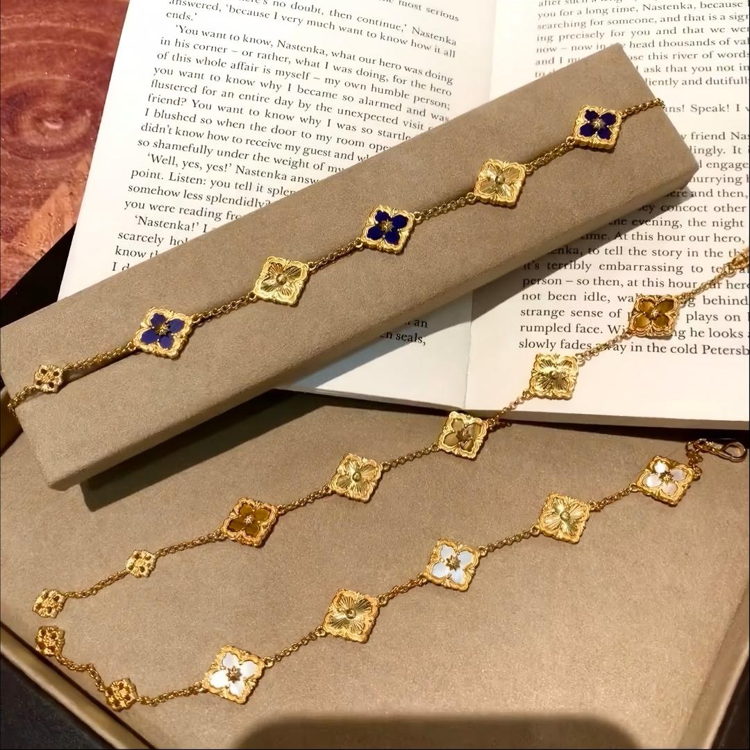 [Camiery] OPERA 5 MOTIFS TULLE ENAMEL BRACELET