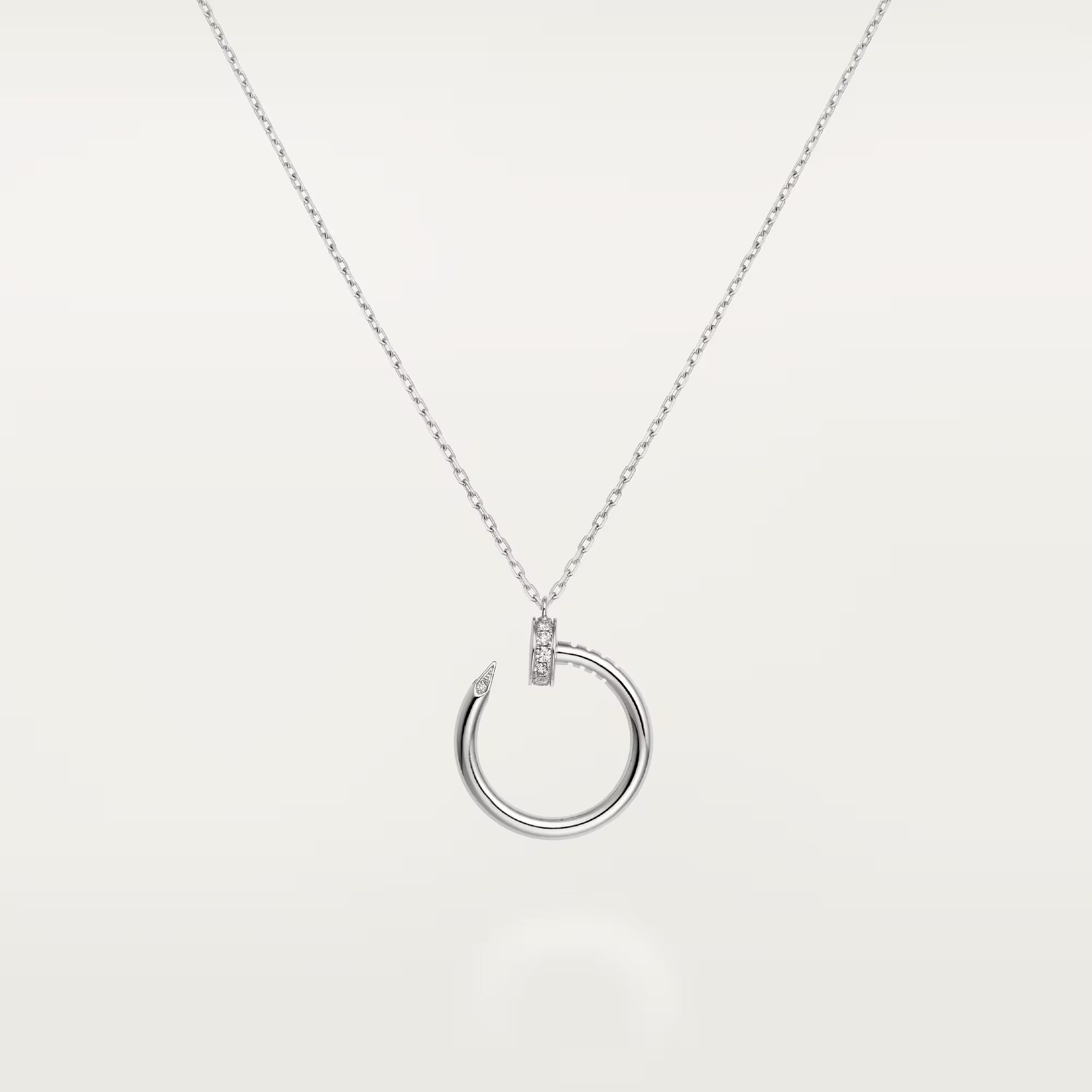 [Camiery] JUSTE NECKLACE HALF DIAMOND