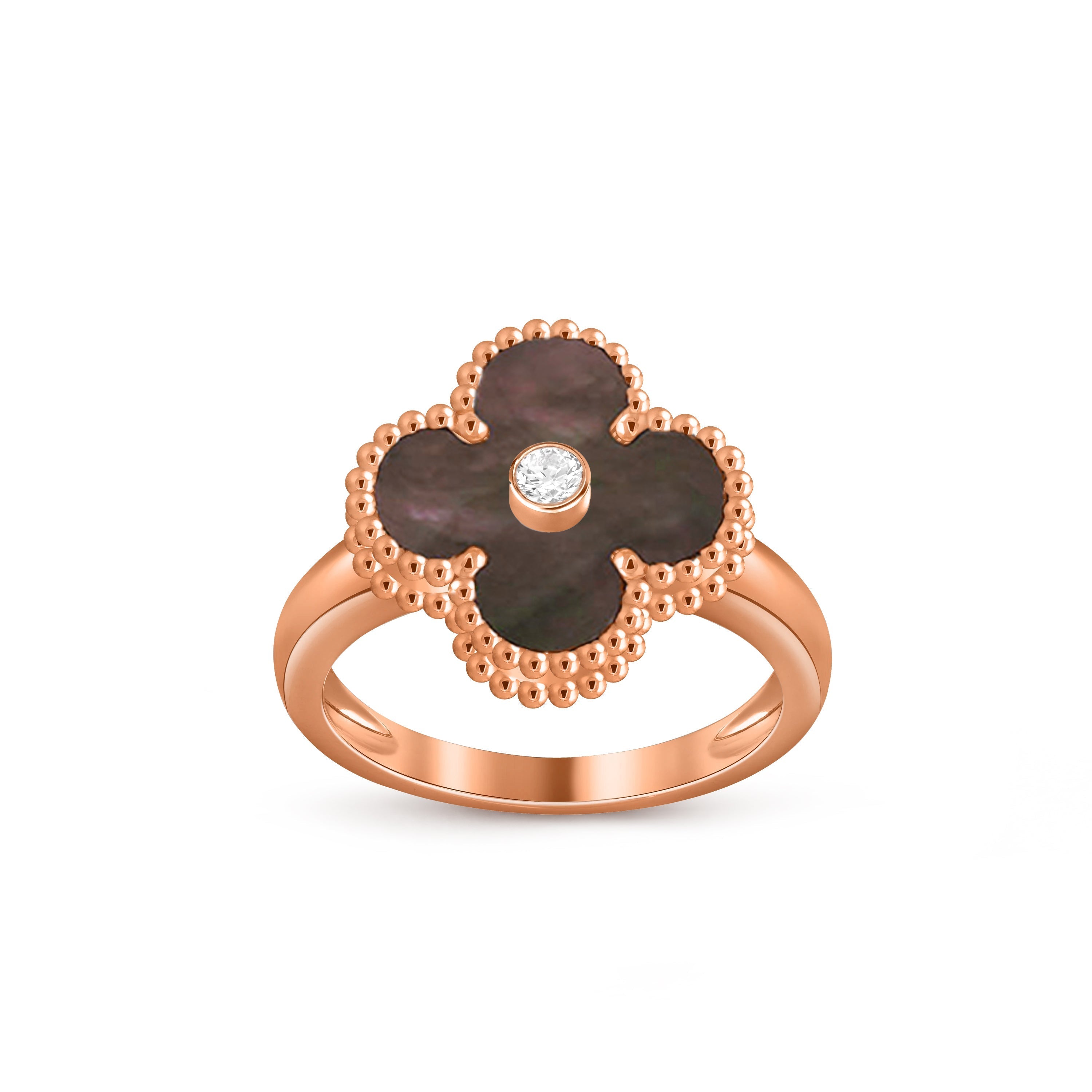 [Camiery]CLOVER DIAMOND RING ROSE GOLD COLLECTION