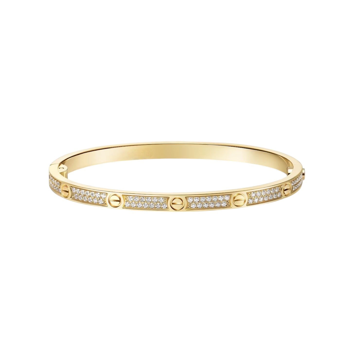 [Camiery] LOVE BRACELET 3.65MM DIAMOND-PAVED