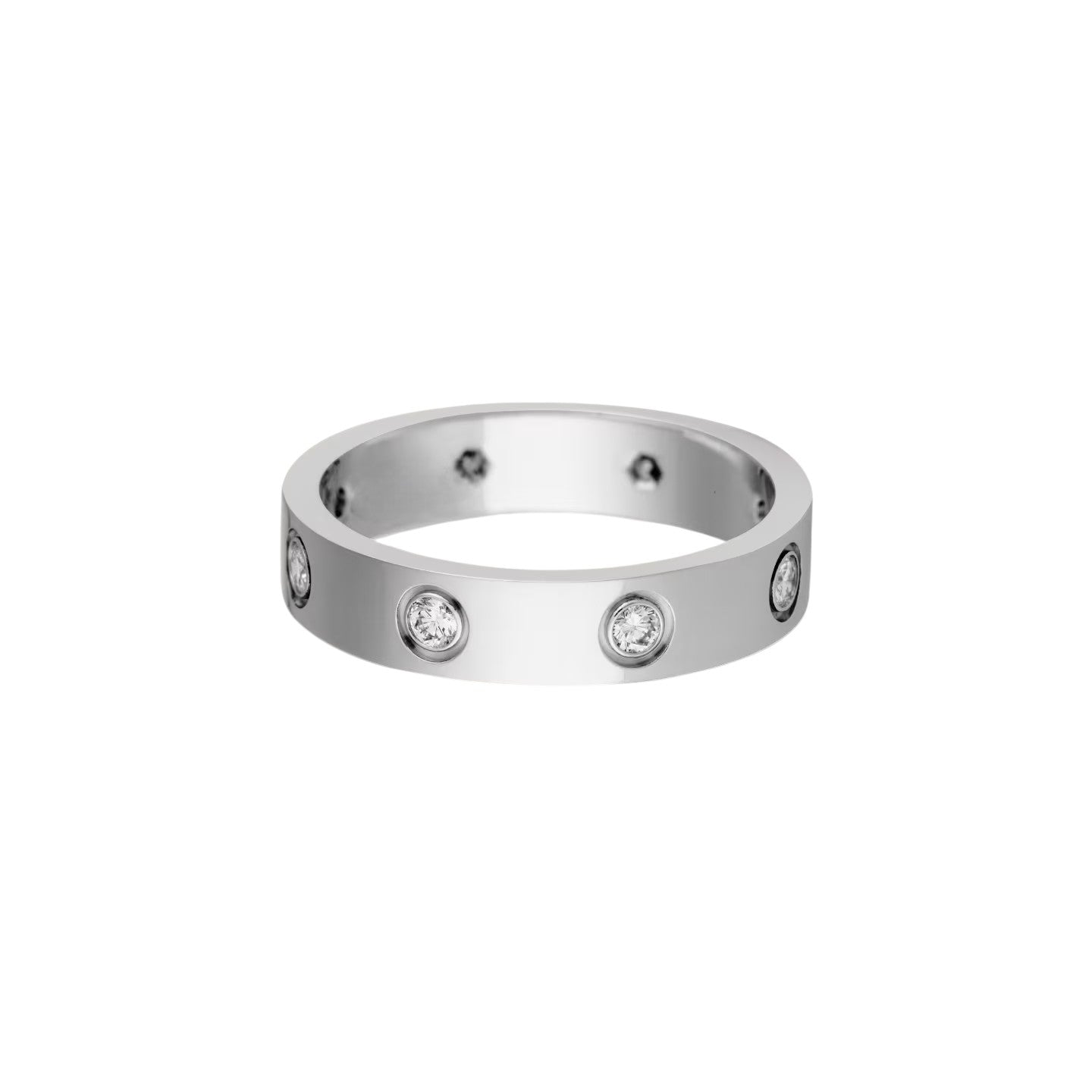 [Camiery] LOVE 4MM 8 DIAMOND RING
