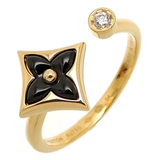 [CLOVER JEWELRY]STAR 1 DIAMOND OPEN RING
