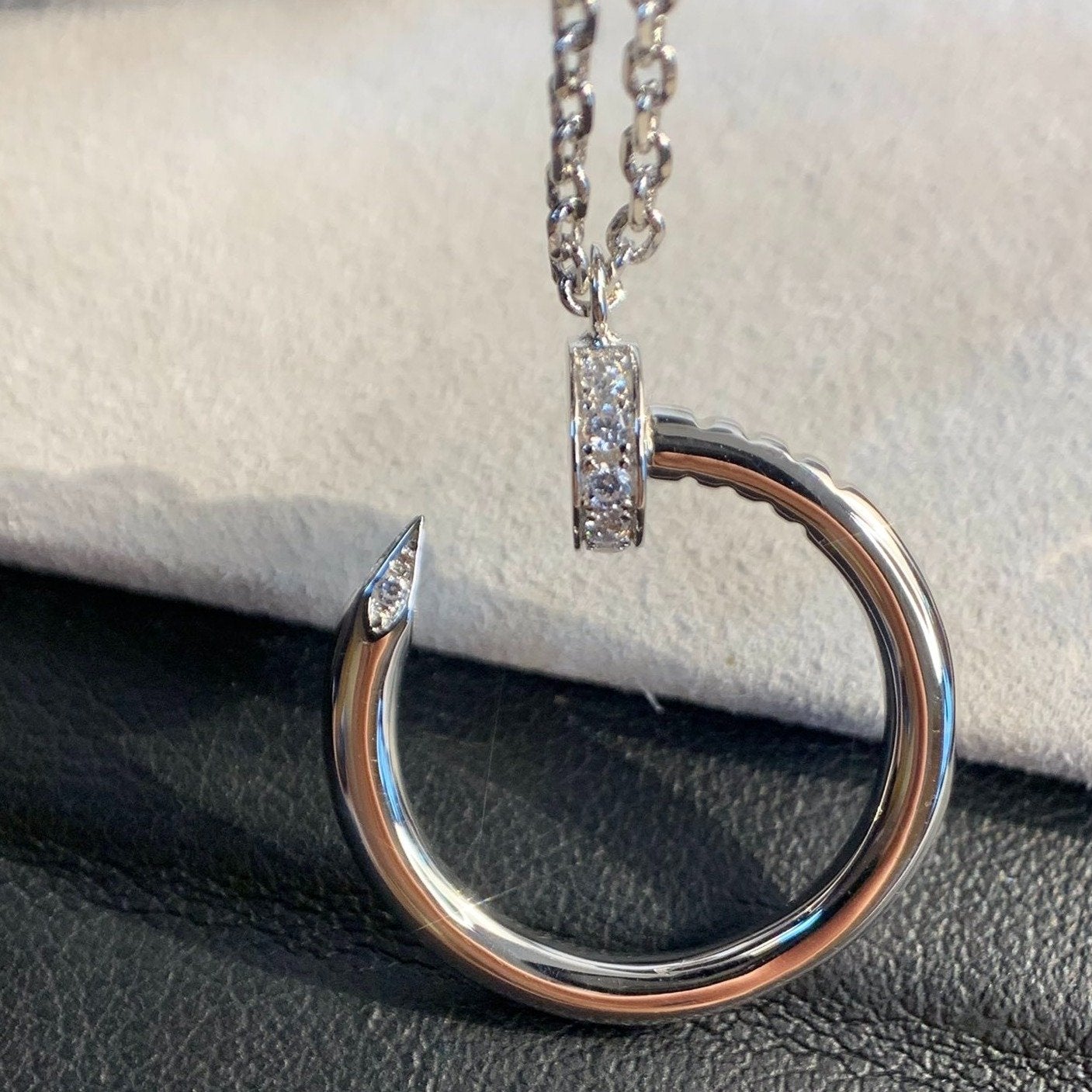 [CLOVER JEWELRY]JUSTE NECKLACE SILVER