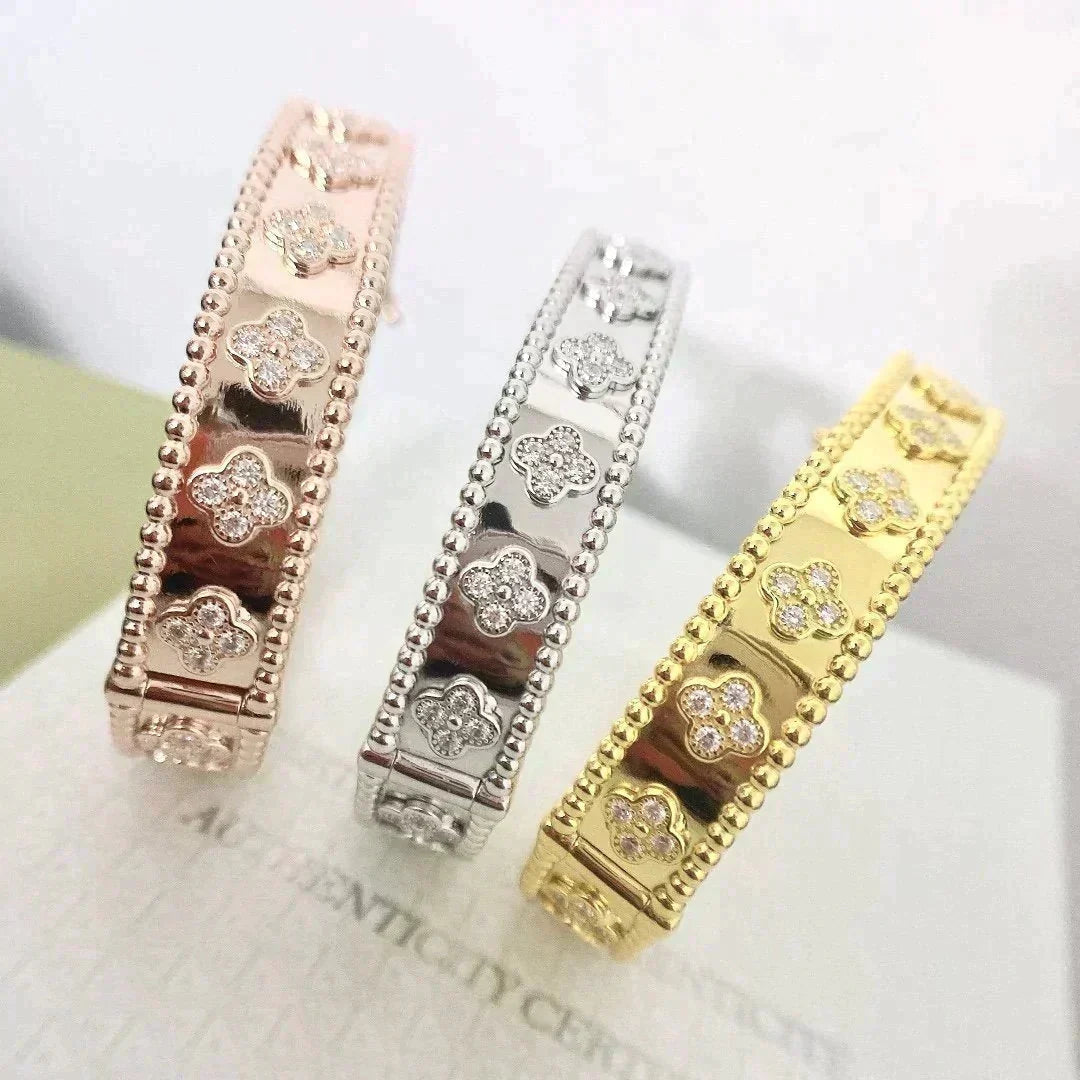 [Camiery]CLOVER BRACELET 8MM DIAMONDS