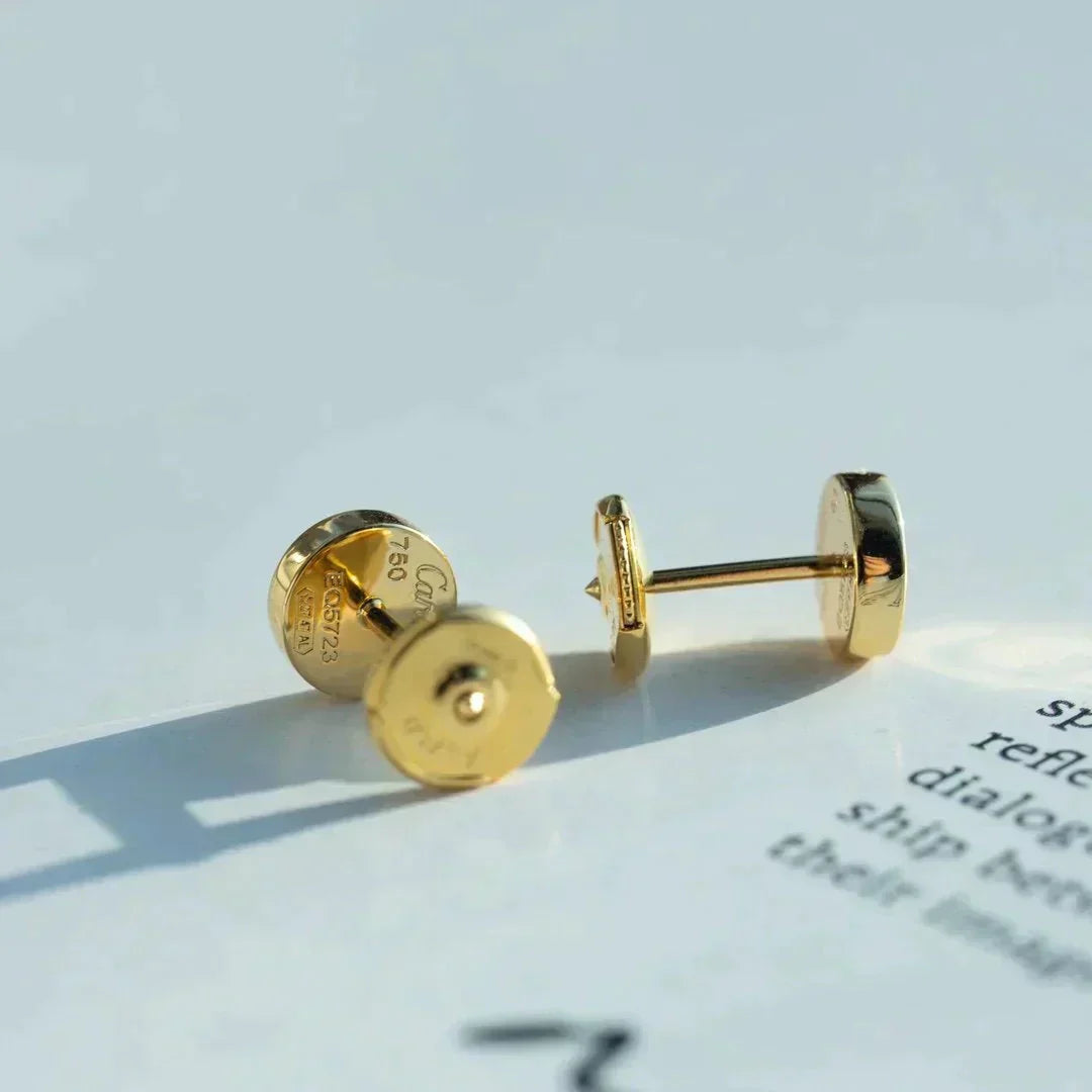 [CLOVER JEWELRY]LOVE EARRINGS GOLD 10MM