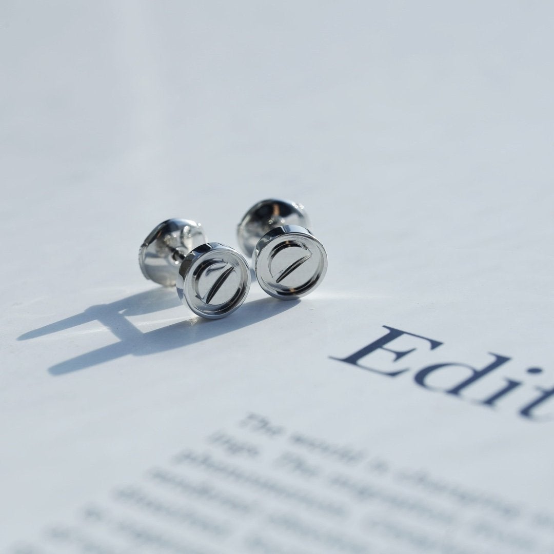 [CLOVER JEWELRY]LOVE EARRINGS SILVER 10MM