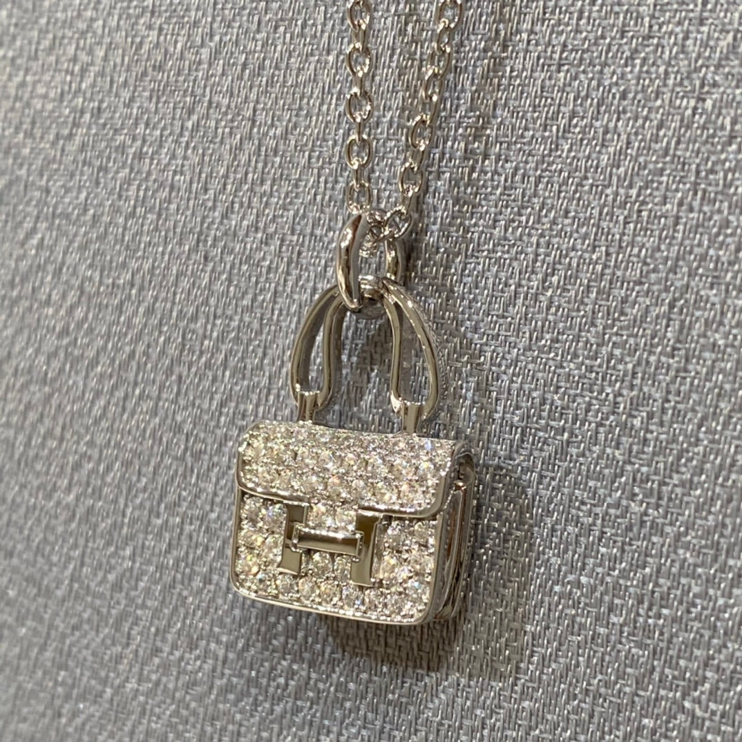 [Camiery]CONSTANCE PEDANT DIAMOND NECKLACE