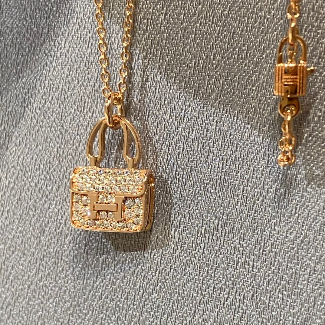 [Camiery]CONSTANCE PEDANT DIAMOND NECKLACE