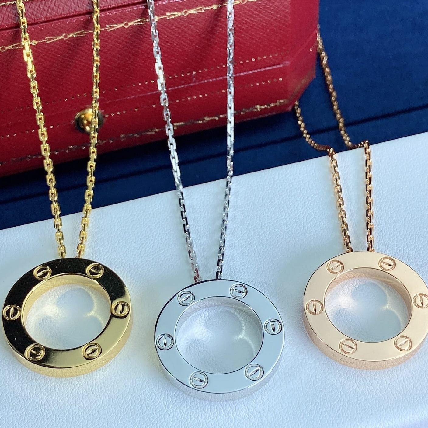 [CLOVER JEWELRY]LOVE NECKLACE 16MM