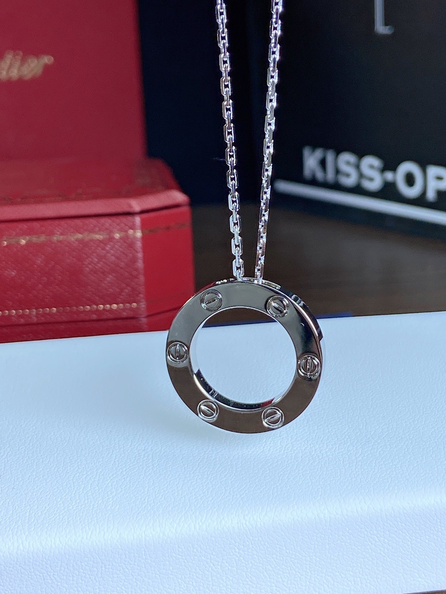 [CLOVER JEWELRY]LOVE NECKLACE 16MM