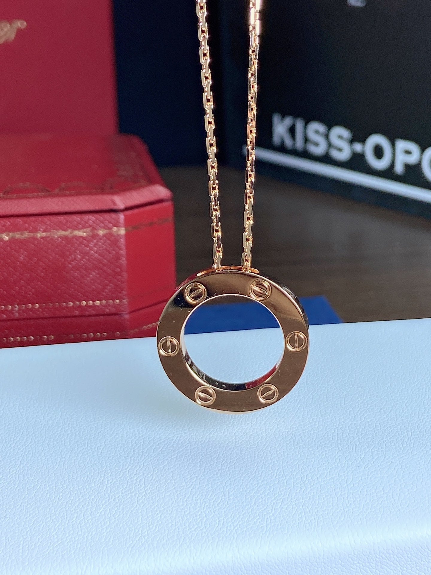 [CLOVER JEWELRY]LOVE NECKLACE 16MM