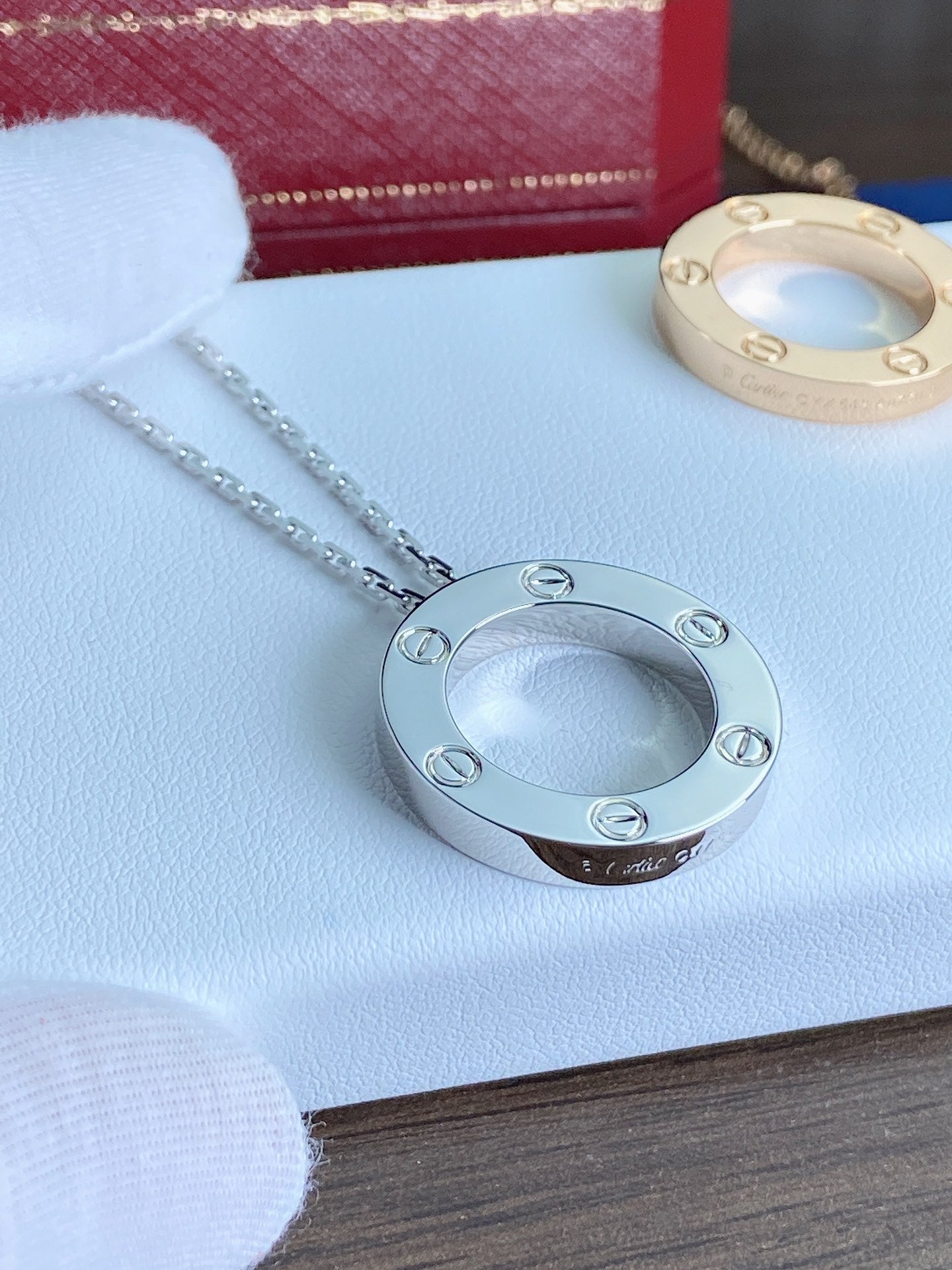 [CLOVER JEWELRY]LOVE NECKLACE 16MM