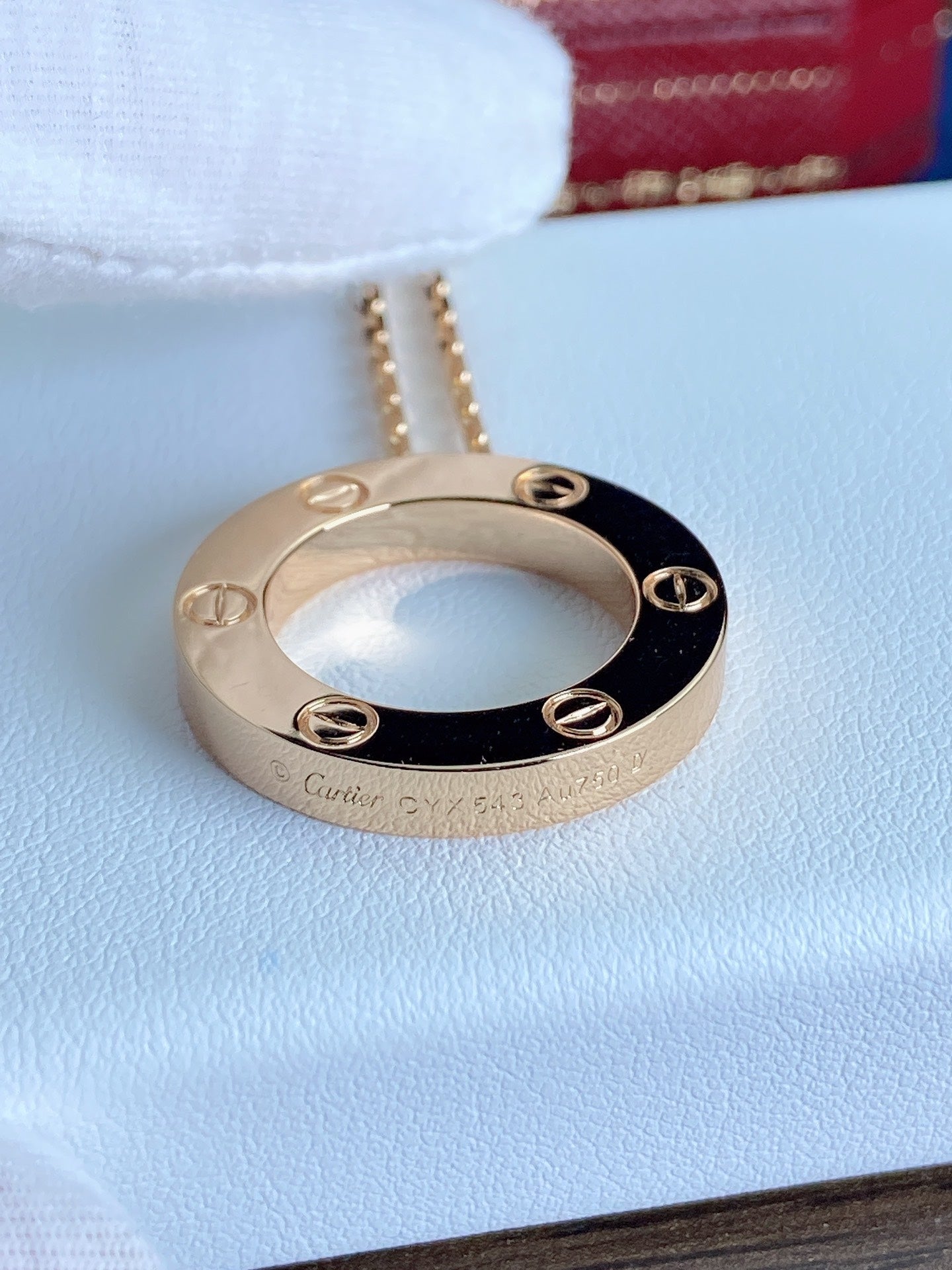 [CLOVER JEWELRY]LOVE NECKLACE 16MM