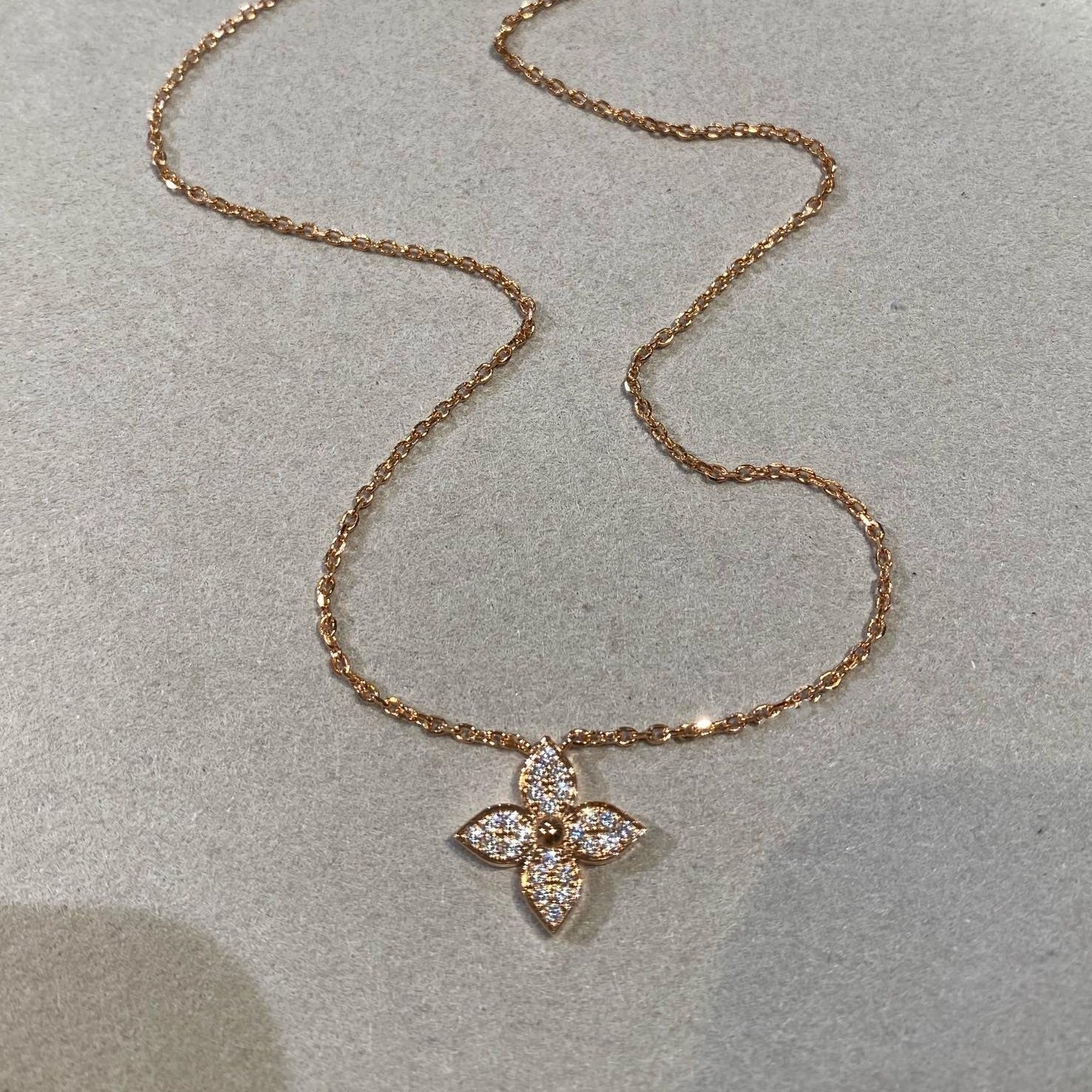 [CLOVER JEWELRY]STAR DIAMOND NECKALCE