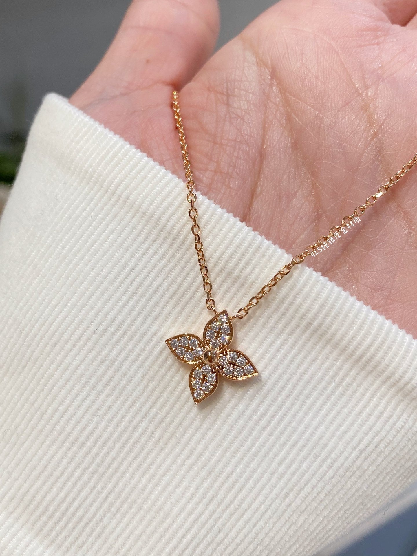 [CLOVER JEWELRY]STAR DIAMOND NECKALCE