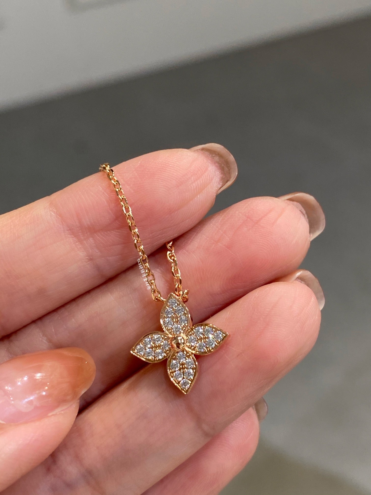 [CLOVER JEWELRY]STAR DIAMOND NECKALCE
