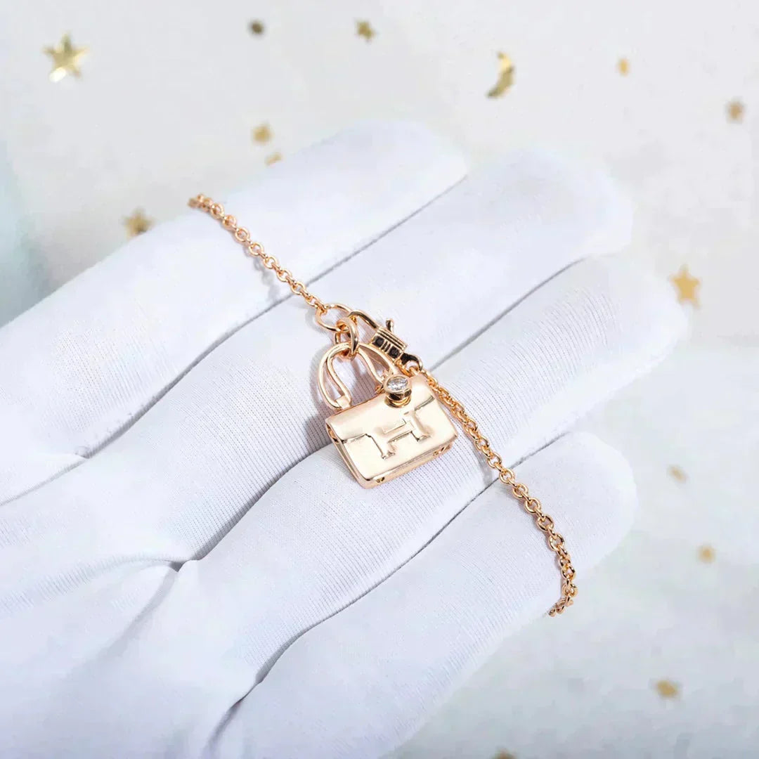 [Camiery]AMULETTE PEDANT ROSE GOLD NECKLACE