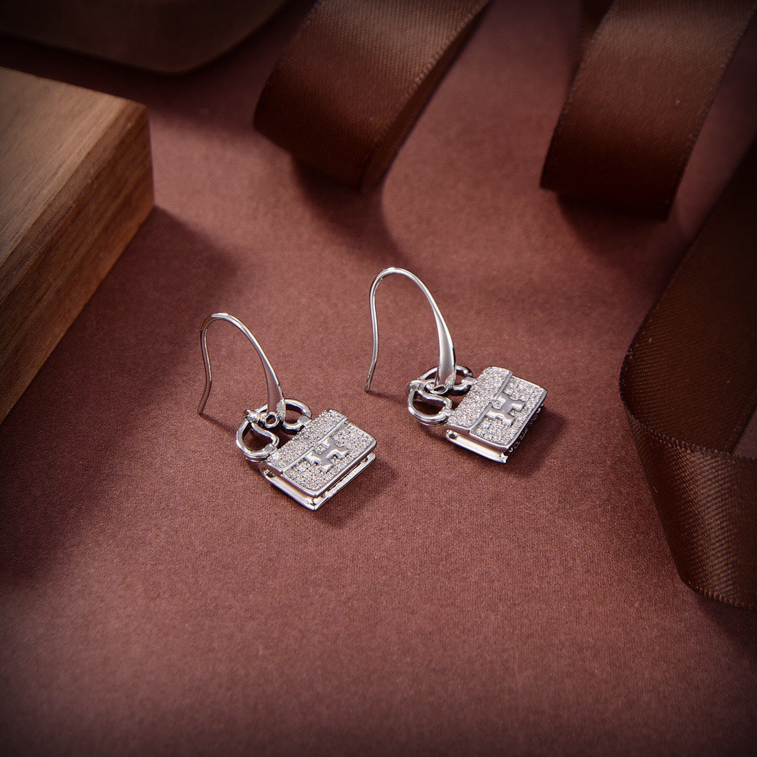 [CLOVER JEWELRY]KELLY DIAMOND EARRINGS