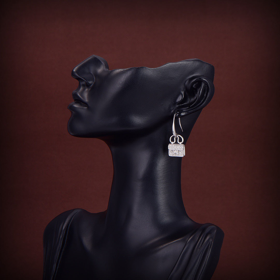 [CLOVER JEWELRY]KELLY DIAMOND EARRINGS