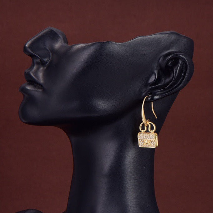 [CLOVER JEWELRY]KELLY DIAMOND EARRINGS