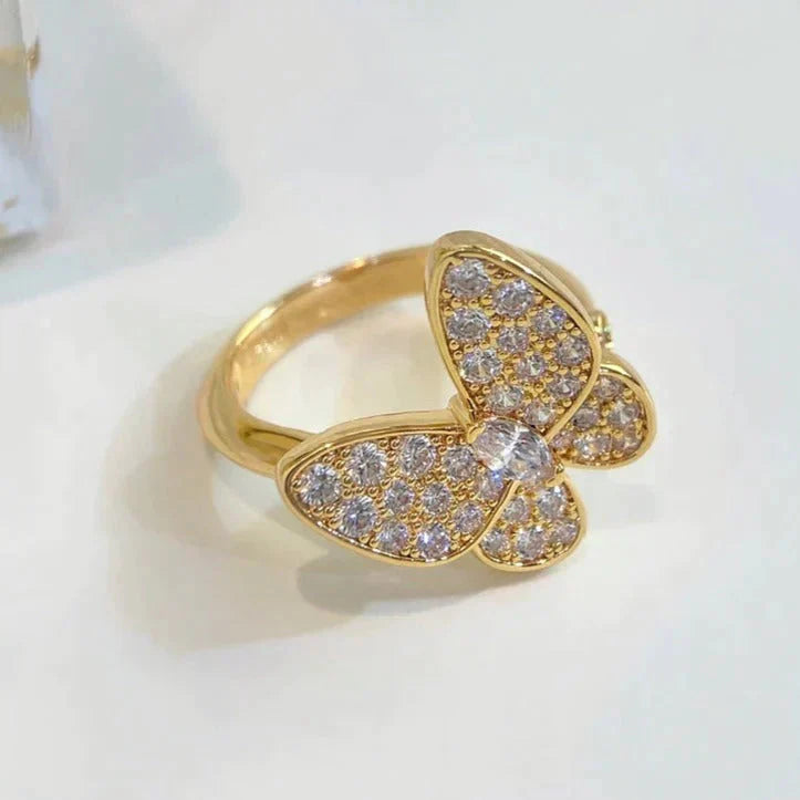 [Camiery]BUTTERFLY DIAMOND RING