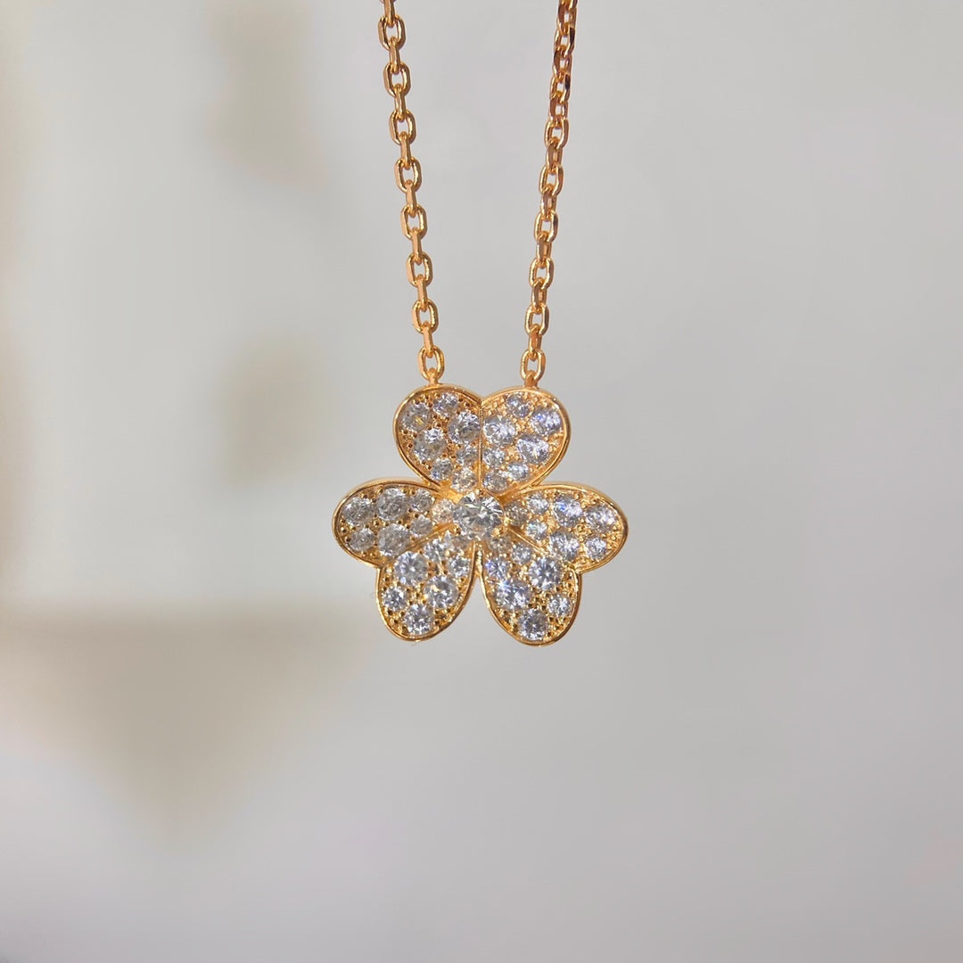 [Camiery]FLOWER DIAMOND NECKLACE