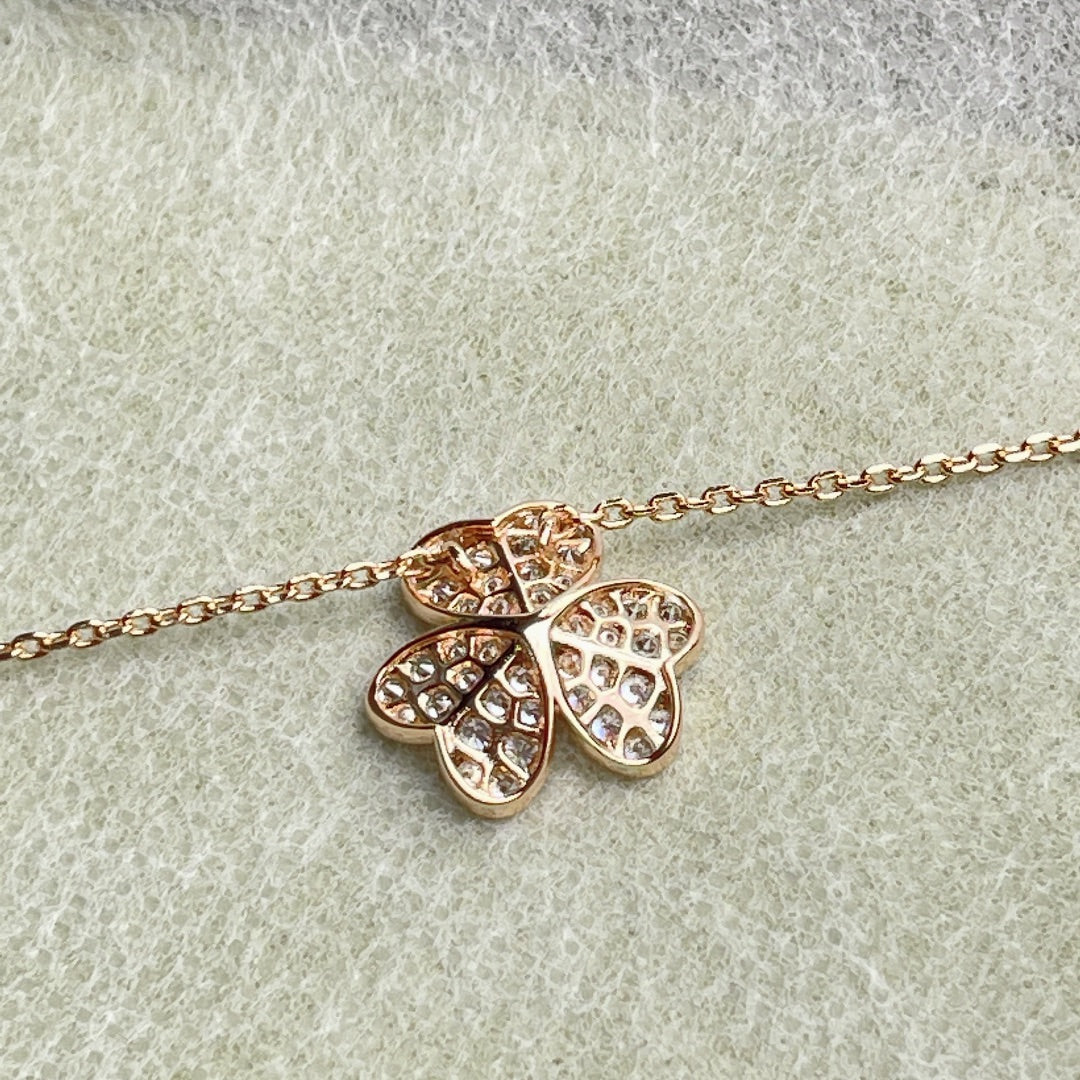 [Camiery]FLOWER DIAMOND NECKLACE