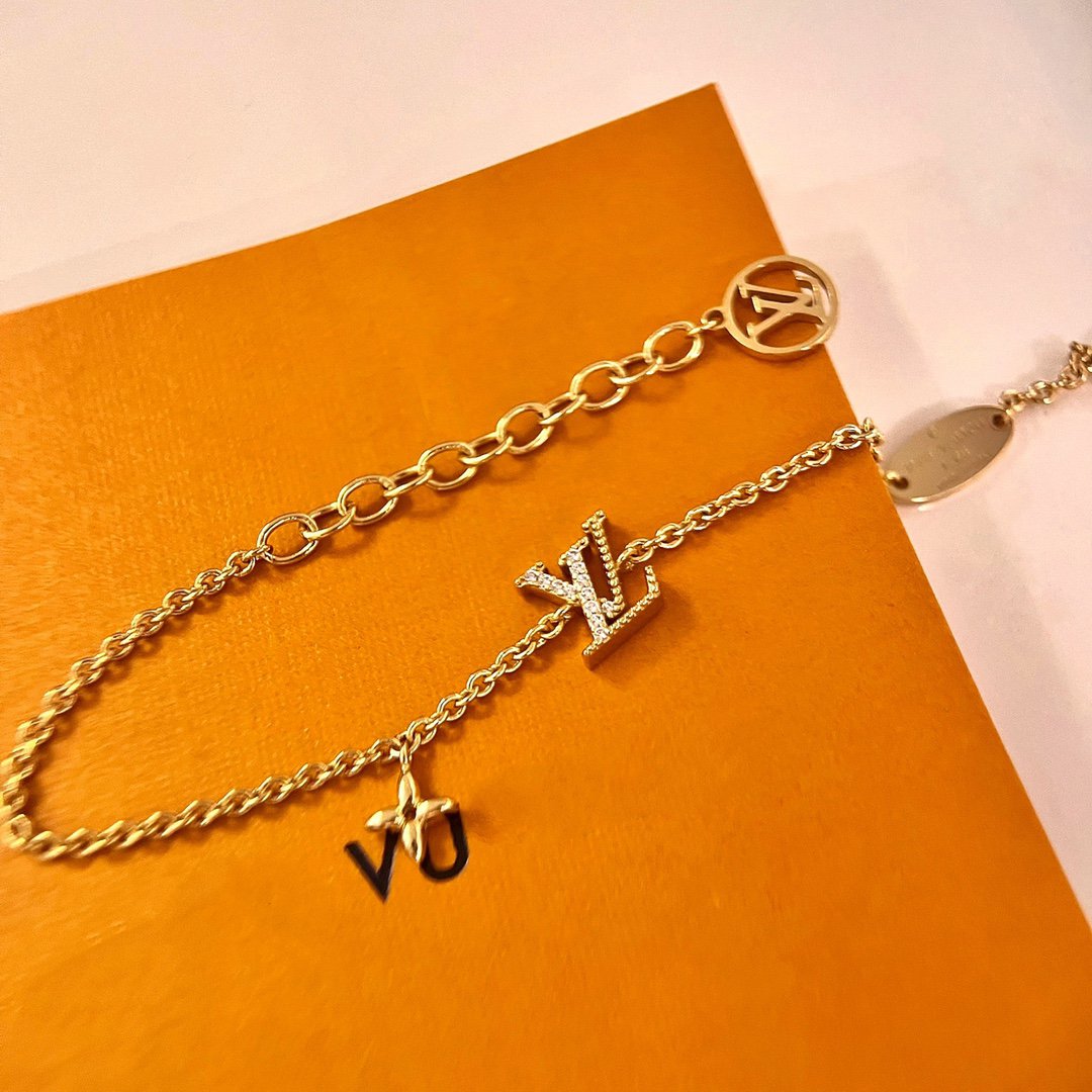 [CLOVER JEWELRY]LOGO STAR MOTIF GOLD BRACELET