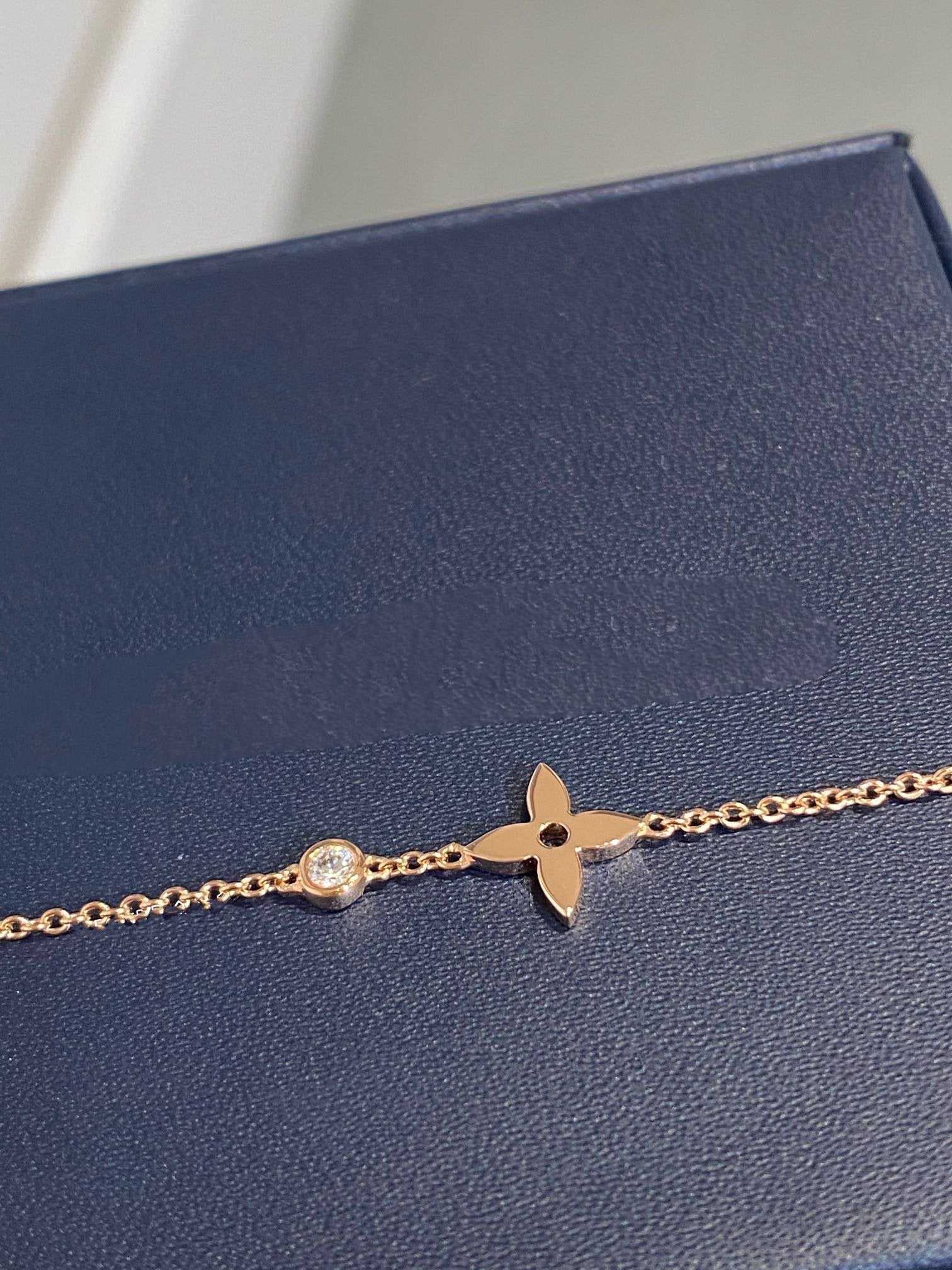 [CLOVER JEWELRY]STAR DIAMOND PINK GOLD BRACELET