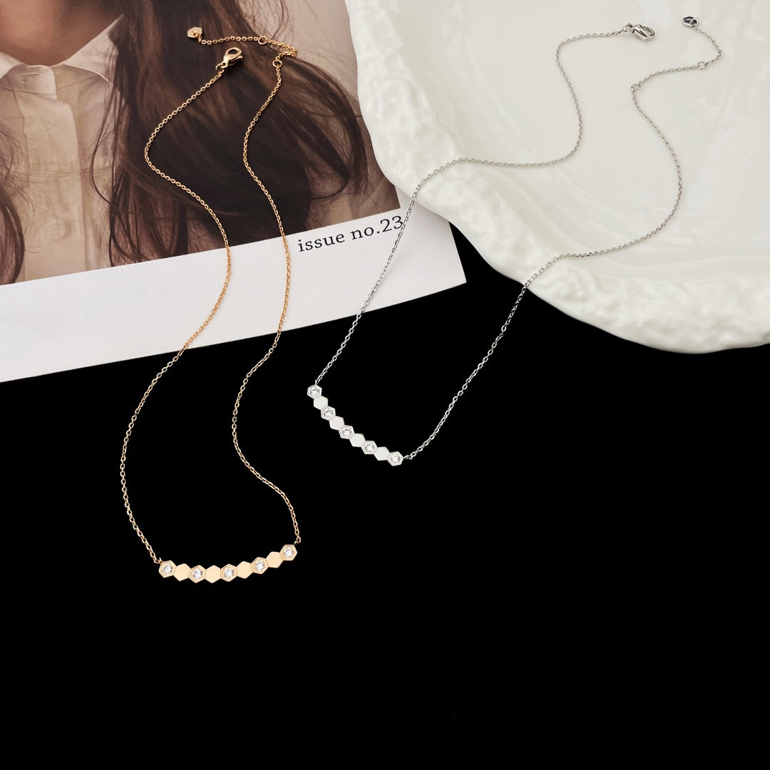 [CLOVER JEWELRY]BEE MY LOVE DIAMOND NECKLACE