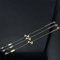 [CLOVER JEWELRY]VOLT LV LOGO BRACELET