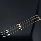 [CLOVER JEWELRY]VOLT LV LOGO BRACELET
