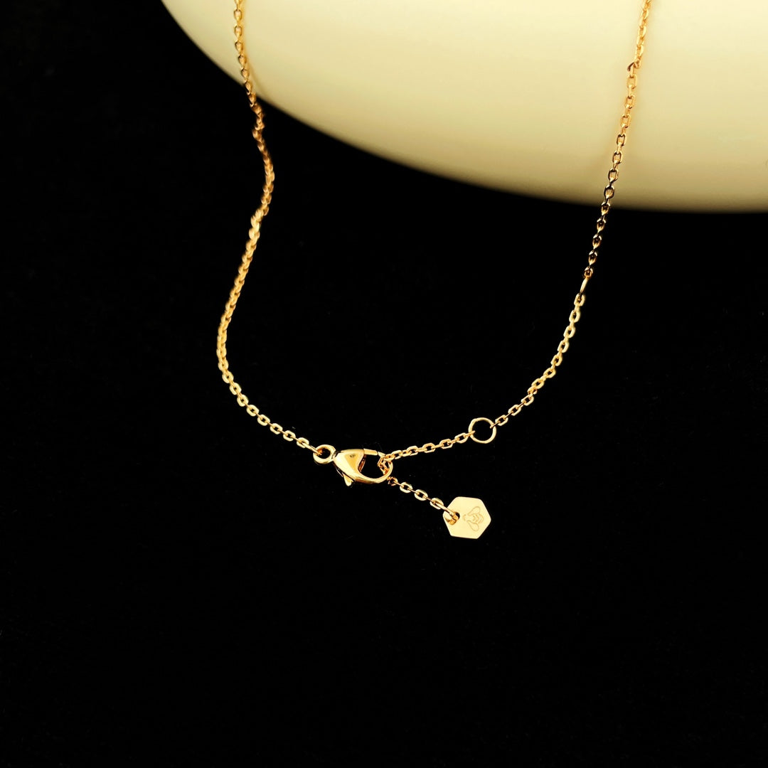 [CLOVER JEWELRY]BEE MINI PEDANT DIAMOND NECKLACE