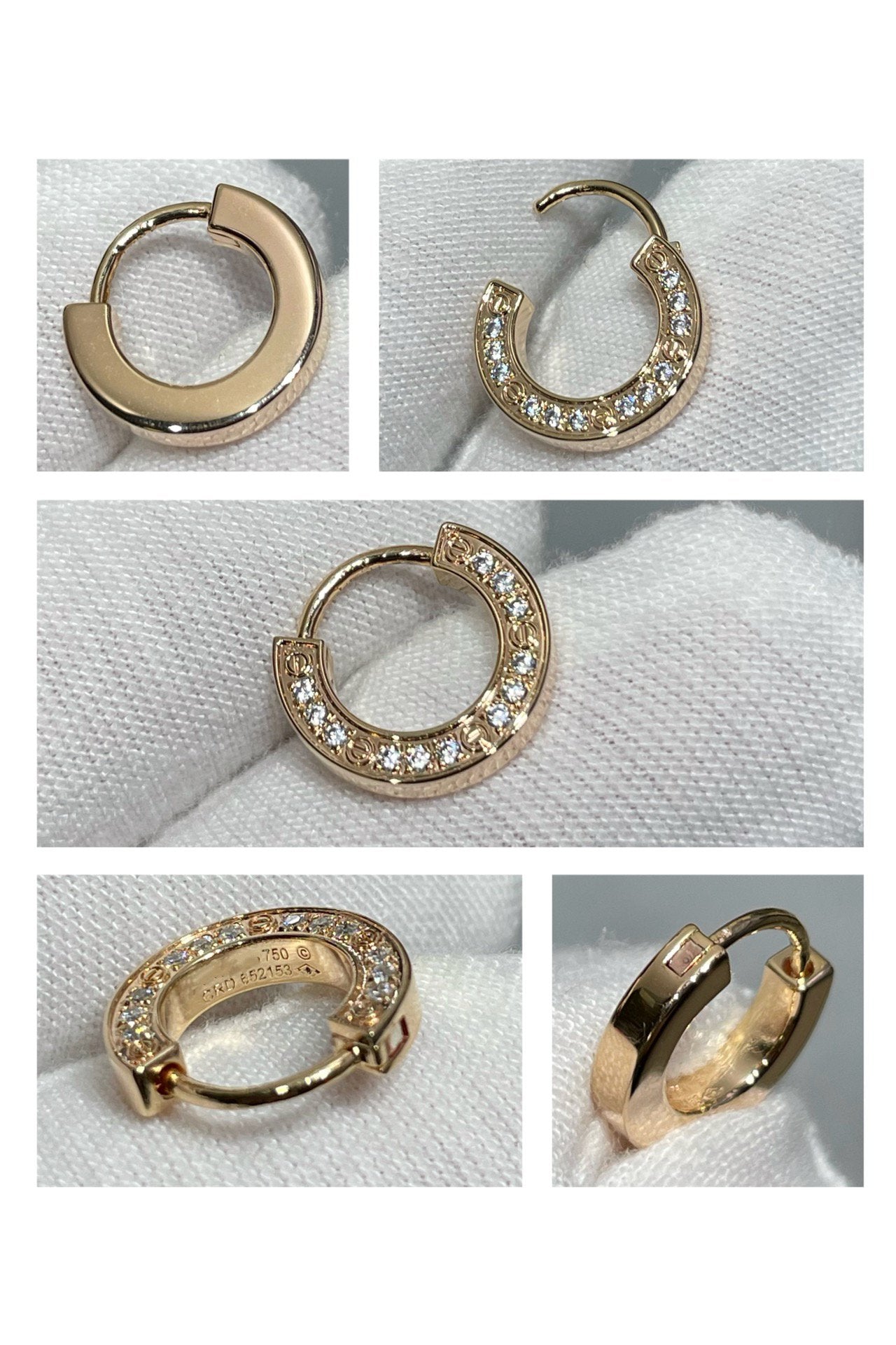 [CLOVER JEWELRY]LOVE DIAMOND EARRINGS
