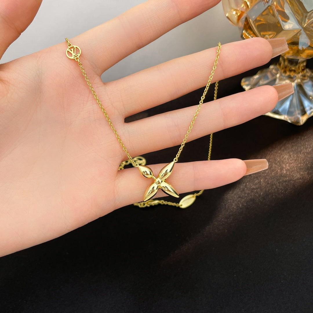 [CLOVER JEWELRY]LOUISETTE GOLD NECKLACE