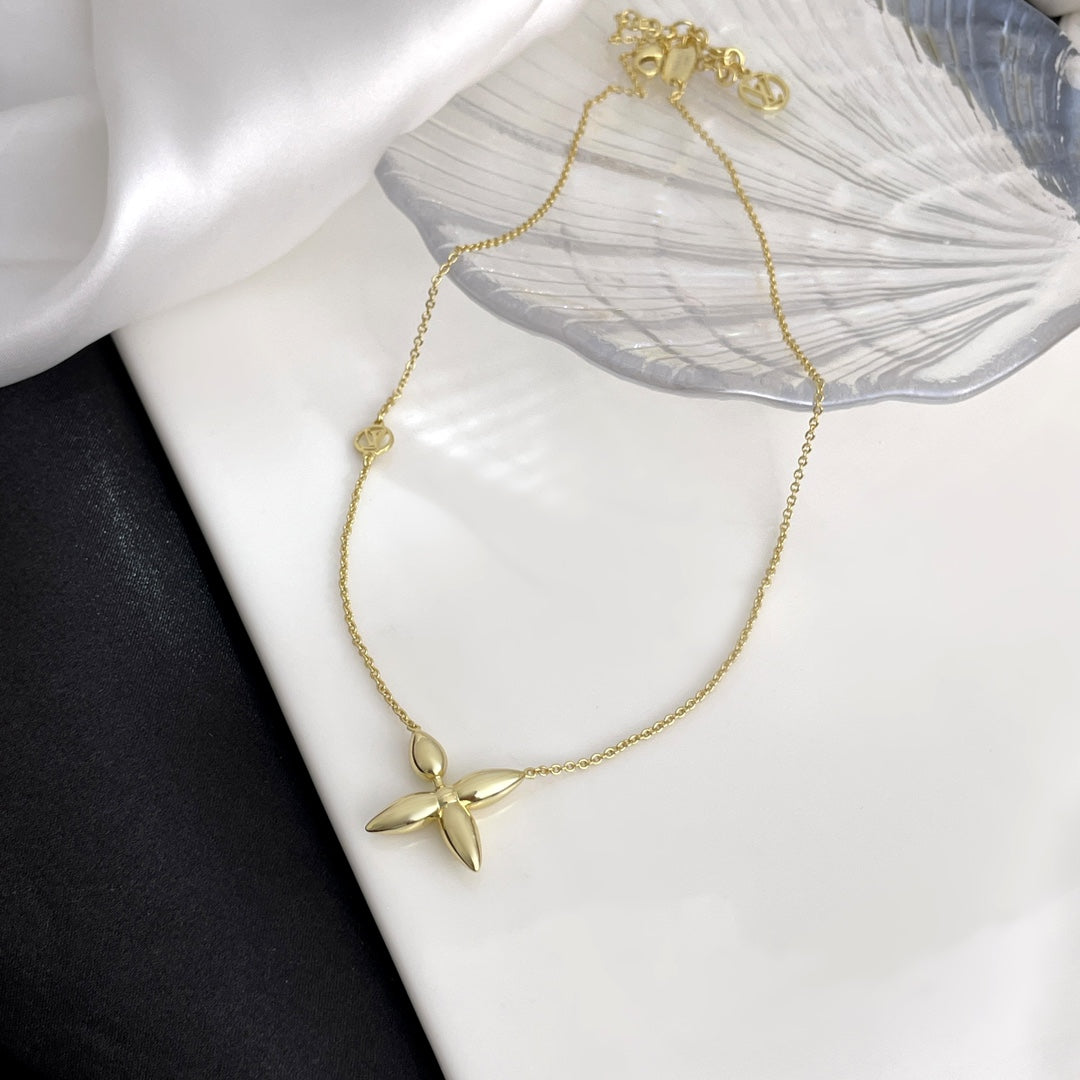 [CLOVER JEWELRY]LOUISETTE GOLD NECKLACE