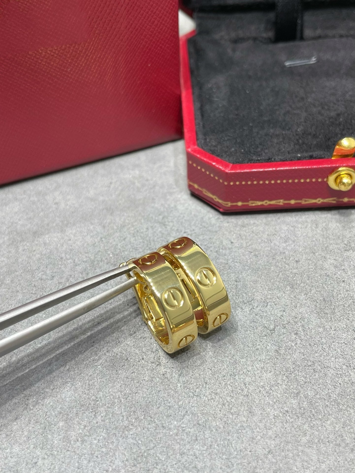 [CLOVER JEWELRY]LOVE 5.5MM EARRINGS