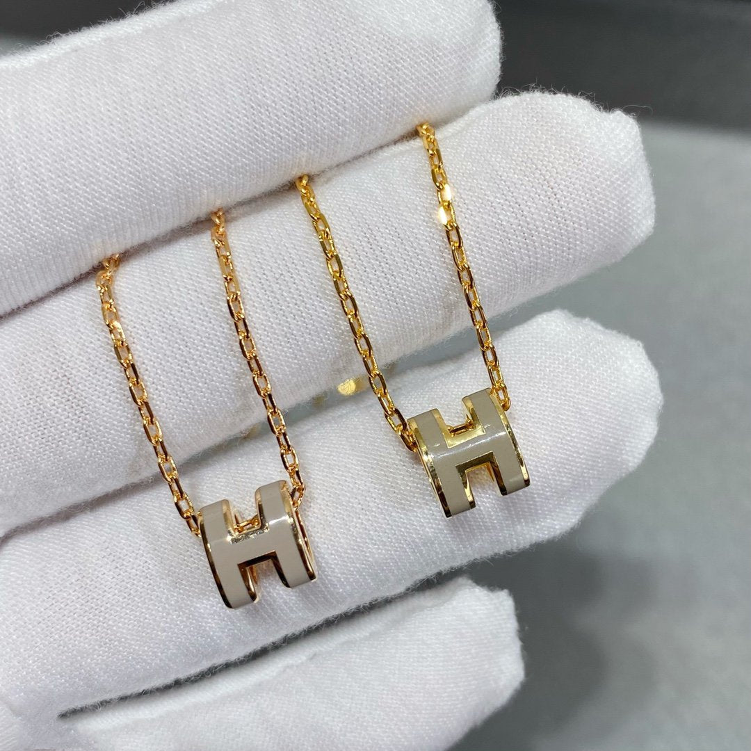 [CLOVER JEWELRY]MINI POP H NECKLACE