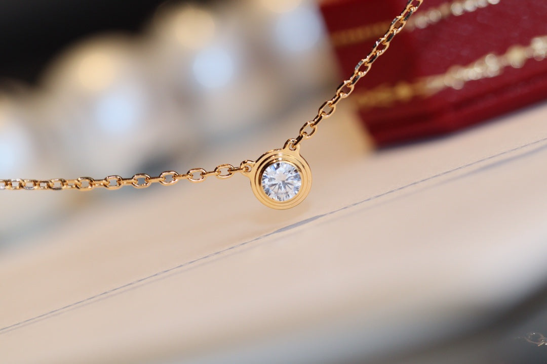 [CLOVER JEWELRY]DAMOUR DIAMOND NECKLACE