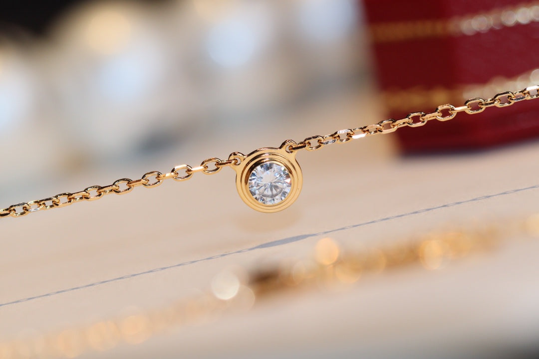[CLOVER JEWELRY]DAMOUR DIAMOND NECKLACE