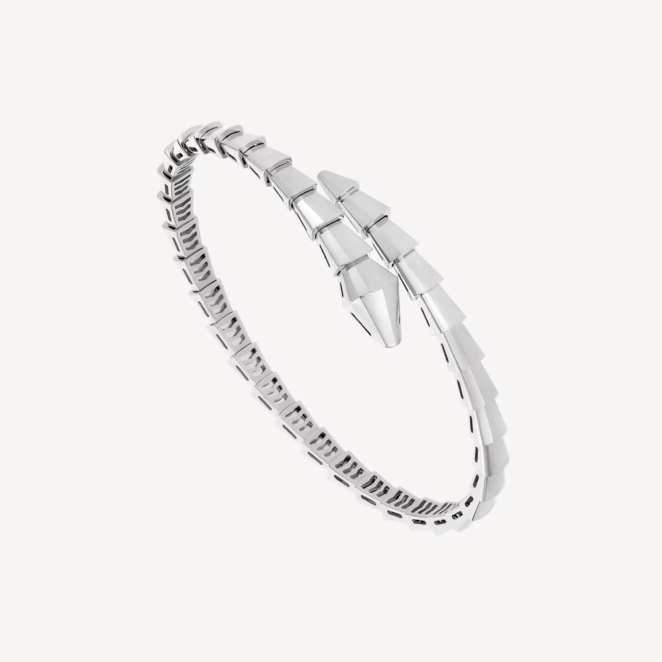[Camiery] SNAKE-SHAPED BRACELET (WHITE GOLD)