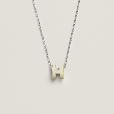 [CLOVER JEWELRY]HM CLIC YELLOW ENAMEL GOLD NECKLACE