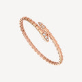 [Camiery] SNAKE-SHAPED BRACELET DIAMOND(ROSE GOLD)