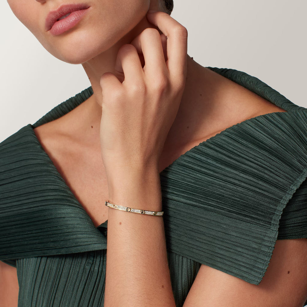 [Camiery] CT LOVE BRACELET 3.6MM FULL DIAMOND GOLD
