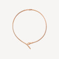 [Camiery] SNAKE-SHAPED NECKLACE (ROSE GOLD)