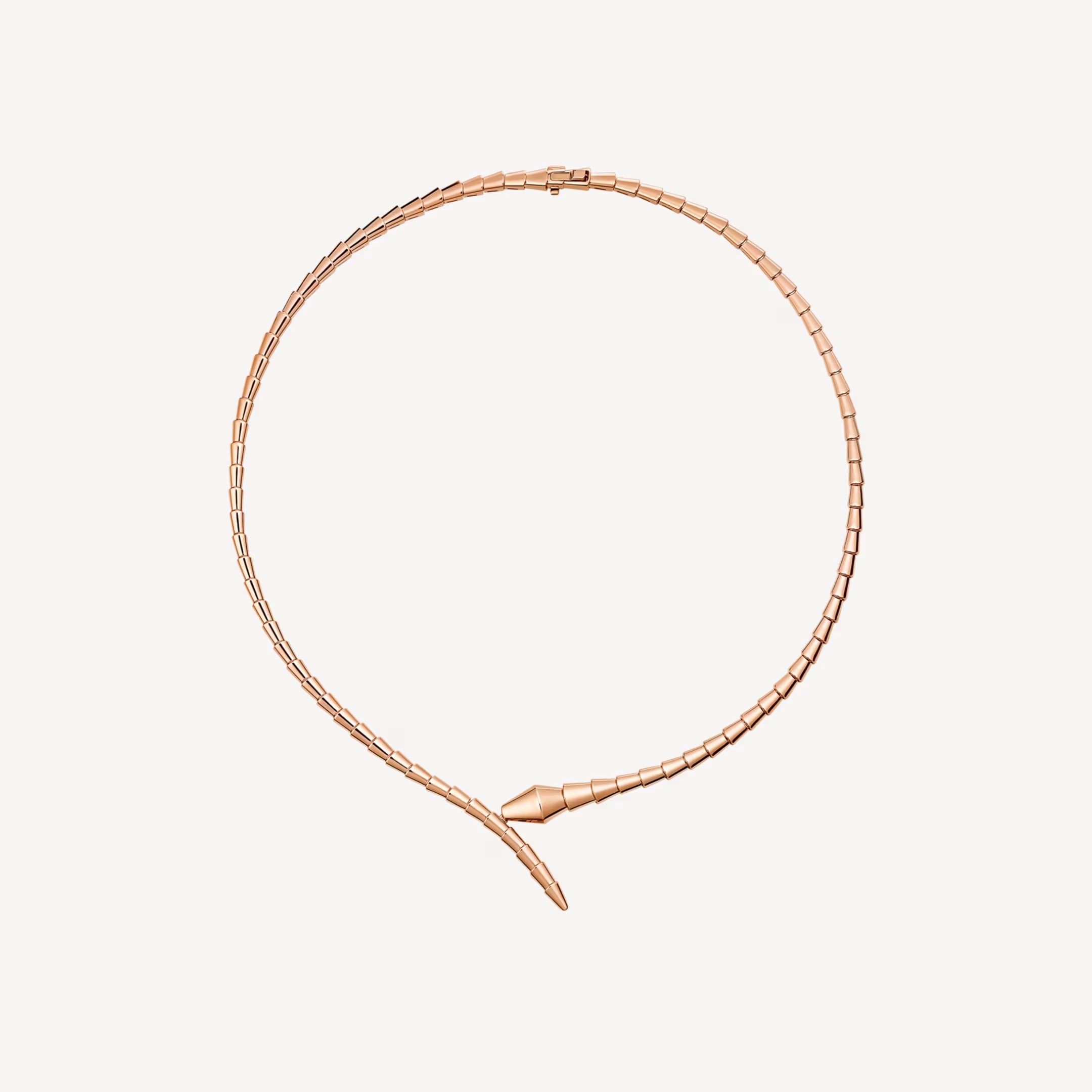 [Camiery] SNAKE-SHAPED NECKLACE (ROSE GOLD)